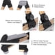 thumbnail image 4 of Soporte de instrumentos Soporte doble para guitarra Soporte en forma de A Soporte de soporte de aleación de aluminio Universal para guitarra acústica eléctrica clásica Ukulele Bajo Violín Instrumento Maboto  Soporte de instrumentos, 4 of 6