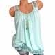 thumbnail image 2 of Camiseta sin mangas con cuello en U de color sólido para mujer, camiseta sin mangas sexy, verde, 4XL sidaley AP001842-15, 2 of 4