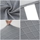 thumbnail image 4 of Funda elástica para banco de comedor de jacquard - Funda para banco extraíble antipolvo, 4 of 6