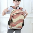 thumbnail image 6 of FORMRS School Backpack 17" Student Travel Bag with Laptop Compartment, Soft Pink Pattern, 6 of 7