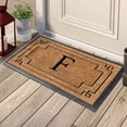thumbnail image 2 of A1HC- Designer Hand-Crafted Rubber & Coir Decorative Frame Molded Door Mat, Perfect and more functional size 24x36 Inch Monogrammed, 2 of 7