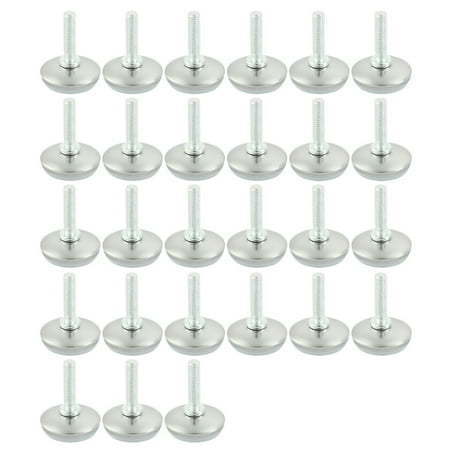 27 Pcs M6x24mm Adjule Furniture Leg Table Leveling Feet Pads 27 Pcs M6x24mm Adjule Furniture Leg Table Leveling Feet Pads
