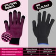thumbnail image 3 of 2 guantes resistentes al calor con protuberancias de silicona (nuevos y mejorados), guantes profesionales a prueba de calor para peinar el cabello, rizador, plancha, cepillos de aire, 3 of 8