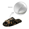 thumbnail image 4 of POLERO Womens Slippers Halloween Yorkshire Terrier Print Open Toe House Slippers for Women Men Arch Support Indooor Bedroom Shoes, Size 4.5-5.5, 4 of 7