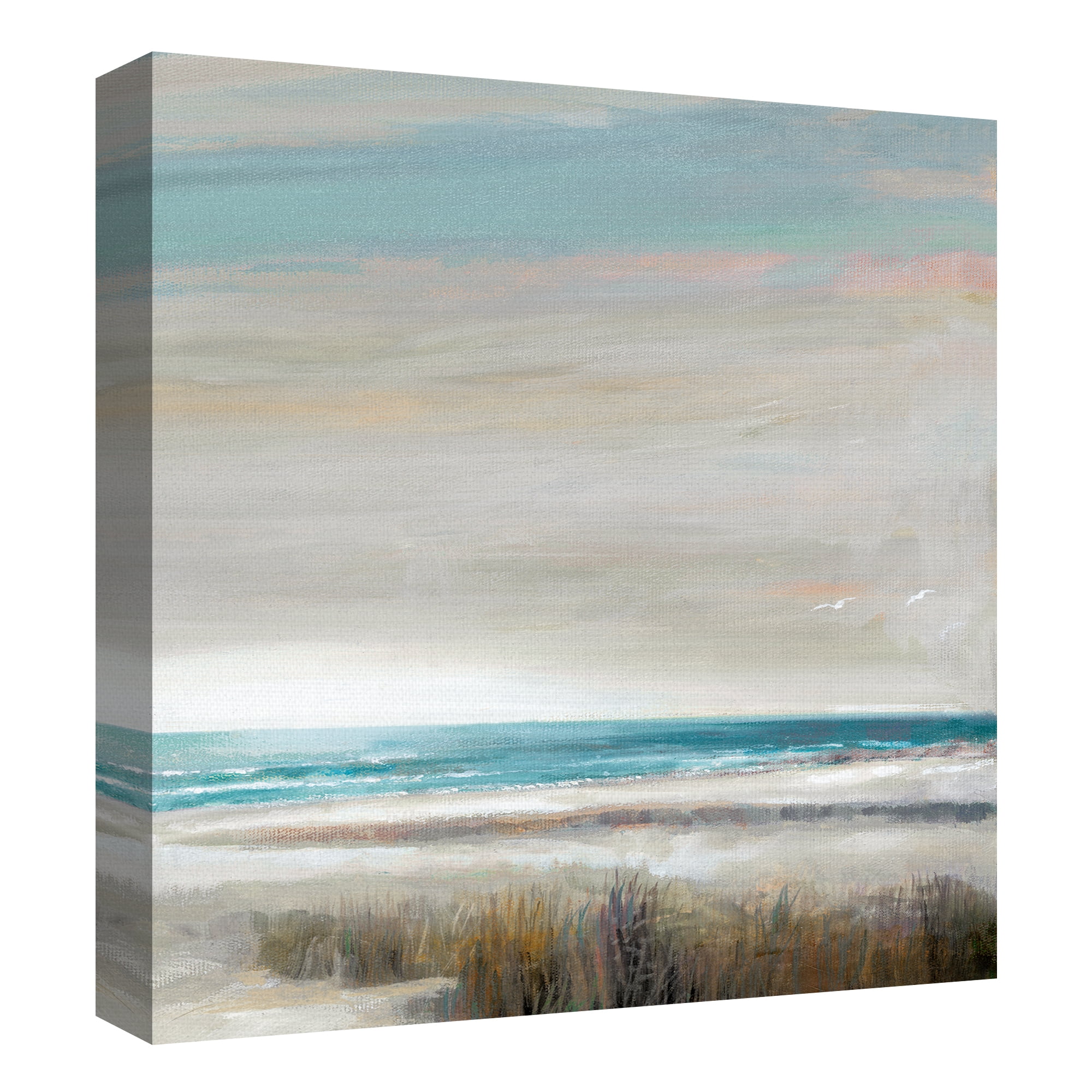 Masterpiece Art Gallery Ocean Oasis Beach Sunset by Ruana Mannign Canvas Art Print