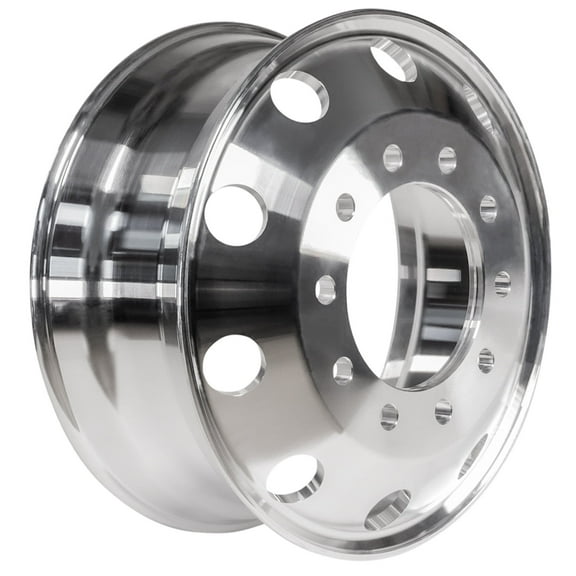 PoisonSeries Forged Aluminum Truck Rim 24.5 x 8.25 Polished 1pc