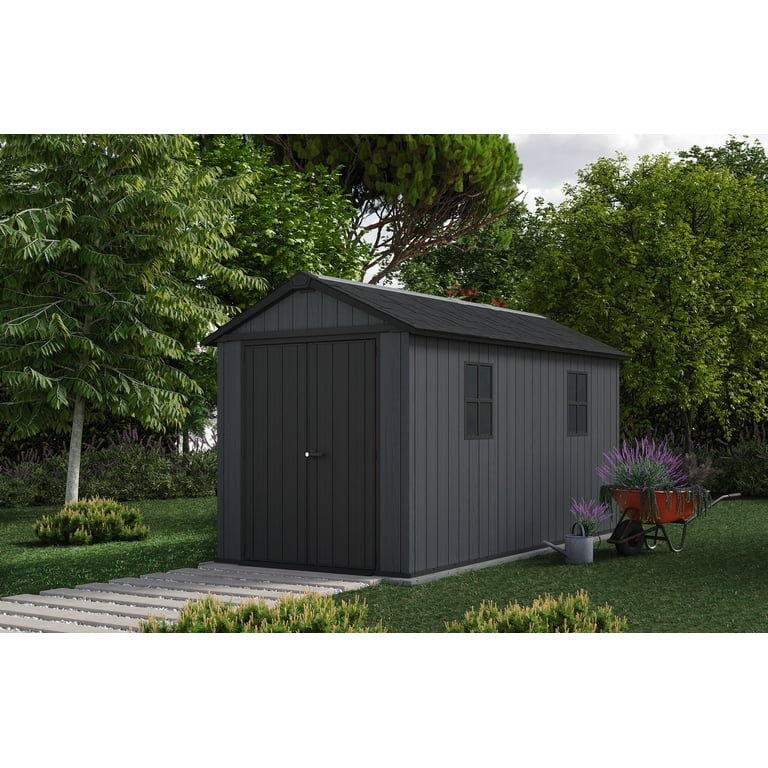 Keter Newton Plus 7.5x13 ft. Durable Resin Outdoor Storage Shed