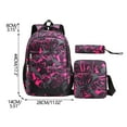 thumbnail image 3 of HongHeng Clearance Under $2.00 Backpack High School Backpack Three Sets of Leisure Large Capacity Outdoor Travel Backpack, 3 of 6