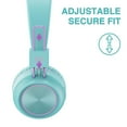 thumbnail image 6 of Kids Headphones, Seenda Child Headphones, Kid Headphones with Microphones, Girl Headphones, Over-ear Kids Headphones, Mint Green&Purple, 6 of 9