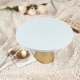 thumbnail image 3 of Support à Gâteau Plateau à Gâteau Rond Cupcake Décoration de Fête Prénatale Blanche G, 3 of 7