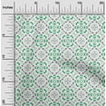 thumbnail image 1 of oneOone Coton Jersey Vert Dotheart & Formes Géométrique Robe Tissu Tissu Imprimé par la Cour 58 Pouces de Large, 1 of 4