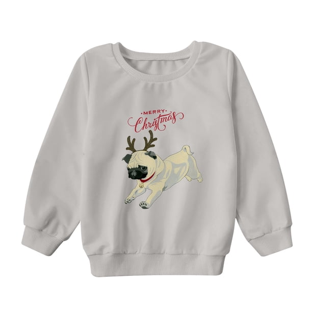 Atuendo para padres e hijos, camisetas de manga larga con estampado navideño y cuello redondo, pulóver, sudaderas de papá a juego para la familia Fridja nalpqowj745