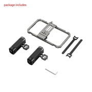 SmallRig Universal Phone Cage, Smartphone Video Rig Kit with Handles, Handheld Filmmaking Vlogging Case Stabilizer for Videomaker, for iPhone for Samsung for Pixel and Other Android Phones - 4121