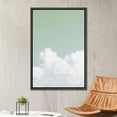 thumbnail image 2 of IDEA4WALL Framed Canvas Wall Art Up in The Green Sky Nature Clouds Photography Modern Art Contemporary Relax/Calm Landscape Print for Living Room, Bedroom, Office - 24"x36" Black, 2 of 5