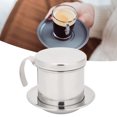 thumbnail image 2 of Noref Coffee Drip Filter,Coffee Drip Pot,Vietnamese Stainless Steel Coffee Filter Drip Pot Maker Pot Home Kitchen Office Restaurant Cafe Use, 2 of 8