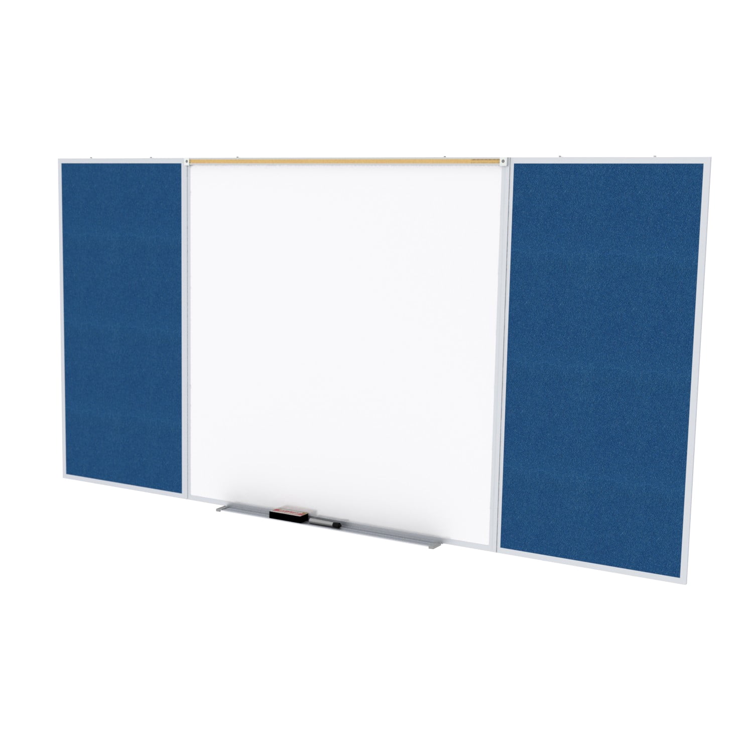 SPC48DV195 Ghent Porcelain Whiteboard/ Vinyl Bulletin Board