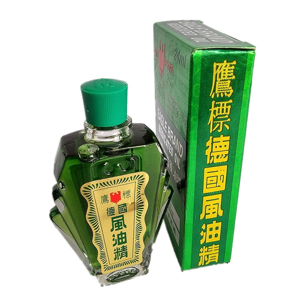 Eagle Brand Medicated Oil, 24ml - Pack Of 3 鹰标德国风油精