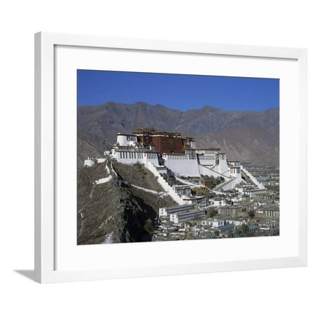 Potala Palace, UNESCO World Heritage Site, Lhasa, Tibet, China Framed Print Wall Art By Gavin