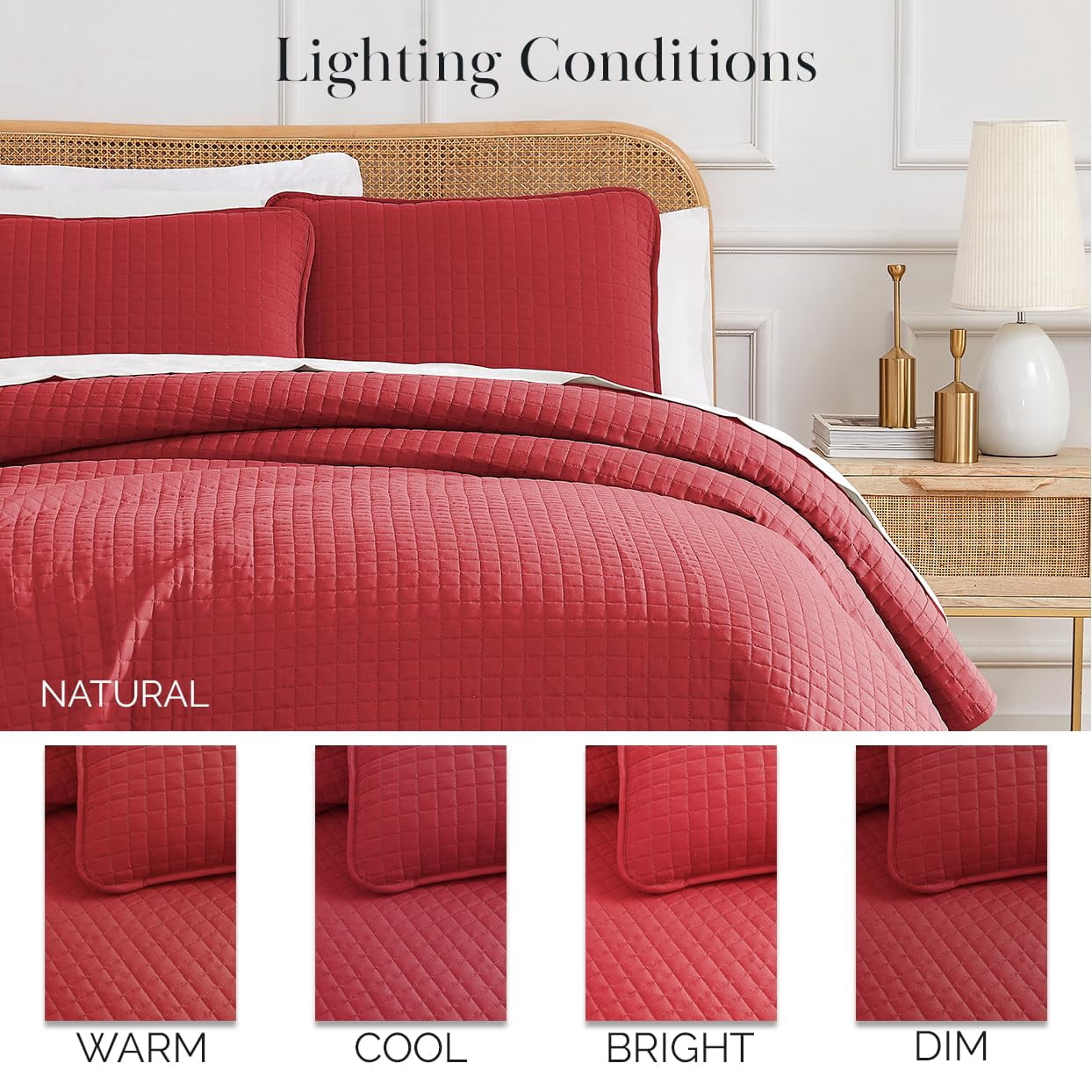 Southshore Fine Living, Inc. Twin XL Quilt Bedding Set, Dorm Room Bedding Essentials, Chili Pepper