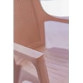 thumbnail image 3 of Sanchia Eterna Rattan Resin Chair Color Beige for Adults, 3 of 5