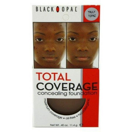 Black Opal Total Coverage Concealer 0.4 oz. Truly Topaz (3-Pack) with Free Nail File