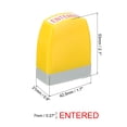 thumbnail image 2 of Uxcell Notice Stamp Self Inking, Office Stamps Message Stamp Business Stamp Style 1 ["Entered"], 2 of 6