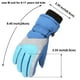 thumbnail image 5 of Guantes de esquí cálidos para invierno al aire libre para niños, niñas, patinaje sobre nieve, snowboard, resistentes al viento, talla M/L, para snowboard, para niños, manoplas para niños, guantes, 5 of 7