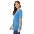 thumbnail image 3 of Woman Within Plus Size Perfect Short-Sleeve V-Neck Tee (Petite Available), 3 of 6