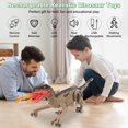 thumbnail image 5 of Remote Control Dinosaur Toys, RC Jurassic Velociraptor Toys, Light Chasing Dinosaur Toys with Water Mist Spray & LED Light Roaring Walking RC Dinosaur Robot Toys Model for Gifts, 5 of 9