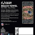 thumbnail image 2 of Toalla de playa Northwest NFL Patriots 76x152 cm Realtree Camo, 2 of 3