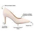 thumbnail image 4 of Journee Women's Gabriella SuperNatural Shades Narrow Width Slip On Pointed Toe Pumps, 4 of 10