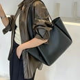 thumbnail image 4 of Ladies Handbags Large Capacity Luxury Brand Pu Leather Big Totes Bag female Shoulder Bag 2024 new Elegant lady Office bag, 4 of 6