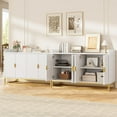 thumbnail image 7 of 47.2" Fluted Sideboard with Storage, Modern Media Console Buffet Cabinet with Doors for Living Room, Kitchen, Entryway, 7 of 7