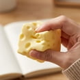 thumbnail image 3 of Soft Cheese Stress Balls Fidget Sensory Toys Anxiety Relief Party Favors Easter Basket Stuffers Gifts, 3 of 6