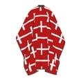 thumbnail image 7 of Danish Flag Barber Cape 66"x55" Salon Hair Cutting Haircut Cape Color Capes Stylist HairdresserApron, 7 of 7