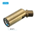 Uxcell 180 Degree Sloped Ceiling Light Adapter M10 Thread Bronze, 5 ...