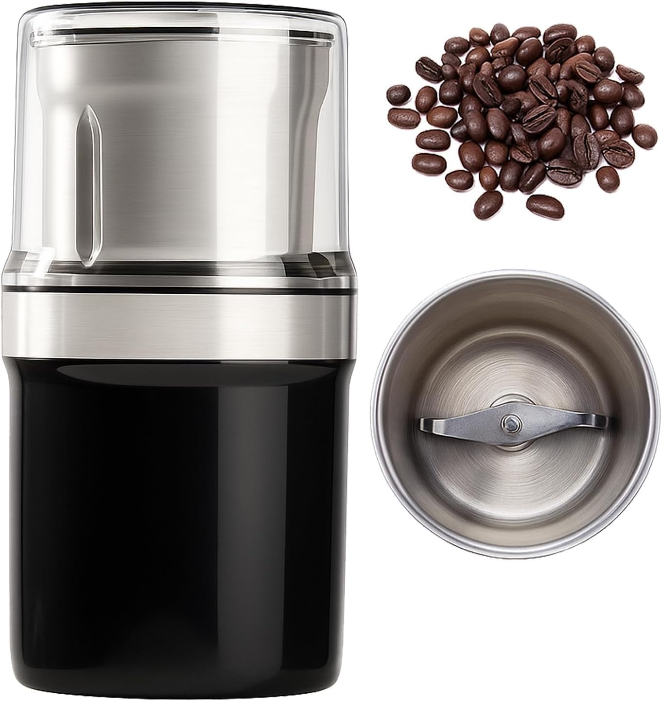 AICOOK Espresso Bean Electric Burr Coffee Grinding Machine