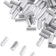 thumbnail image 4 of 100x Pesca sólida Mangas de engarzado de aluminio Pesca - Plata, 1.6mm Sunnimix Crimpado de aluminio para pesca, 4 of 7