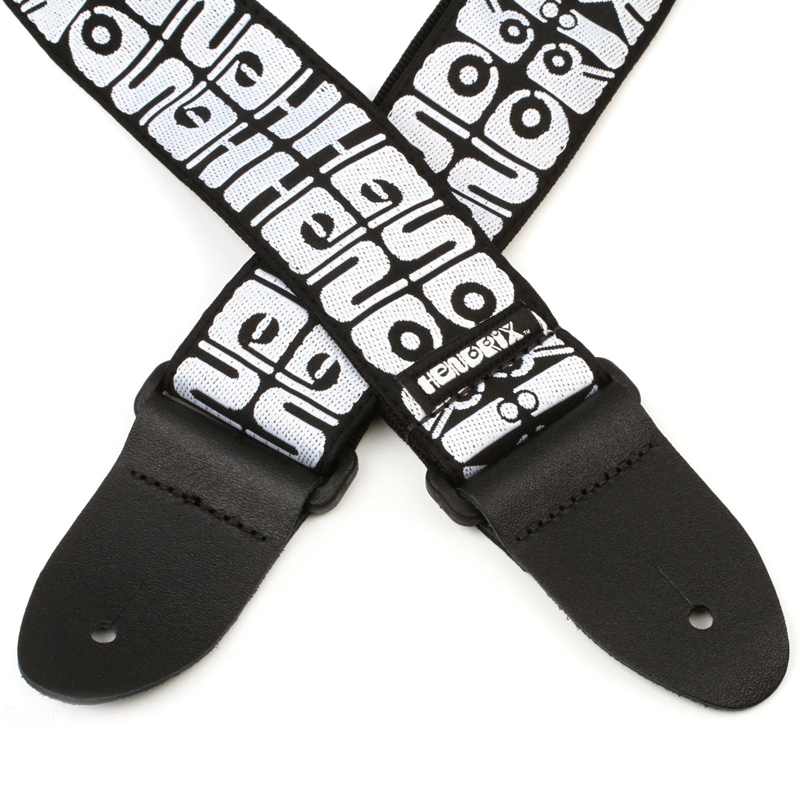 JH05 STRAP HENDRIX LOGO B/W