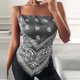 thumbnail image 2 of Moda sexy mujer chaleco sin mangas Camis impreso delgado damas camisetas sin mangas cortas Pompotops lopia989613, 2 of 5