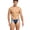 Blue, variant on Mens Swimsuits Large L Men's Classic Swim Mini Briefs, Solid Color White