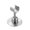 Silver, variant on Stainless Steel Universal Shower Bracket for Bathroom Adjustable Fixed Base Showerhead Holder