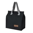 thumbnail image 1 of DOLITY Sac Isotherme Réutilisable Réutilisable Sac Fourre-Tout Étanche Noir, 1 of 9
