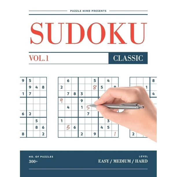 300 sudoku classic vol1 easy medium hard sudoku puzzle