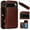 Brown, variant on ELEHOLD Wallet Case for Google Pixel 10 /10 Pro Flip Back Card Holders Kickstand Function Magnetic Button Slim Lightweight Wallet Case for Google Pixel 10 /10 Pro ,White