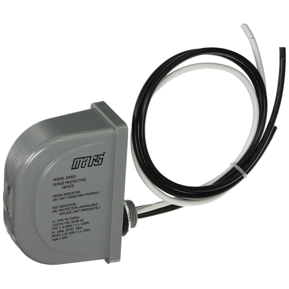 Dispositivo de protección contra sobretensiones HVAC Mars 83905 con carcasa resistente a la intemperie