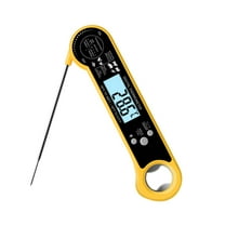 Kitchen Food Thermometer Digital Meat Probe -50~300°C Folding Backlit Magnetic Waterproof Fast Read Calibration Hold Function for BBQ Oven Grill Cooking Baking Accurate Safe