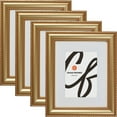 thumbnail image 2 of Craig Frames Victoria, 14x18 inch Ornate Gold Picture Frame Matted for a 12x16 Photo, Set of 4, 2 of 5