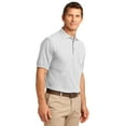 thumbnail image 4 of Port Authority Tall Silk Touch Polo with Pocket-3XLT (White), 4 of 4