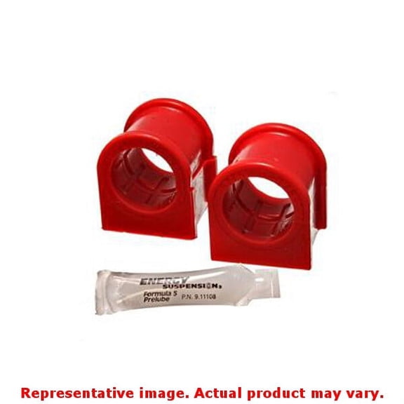 Energy Suspension 05-07 Ford Mustang Red Front Sway Bar Bushing Set (Must Reuse All Metal Parts)